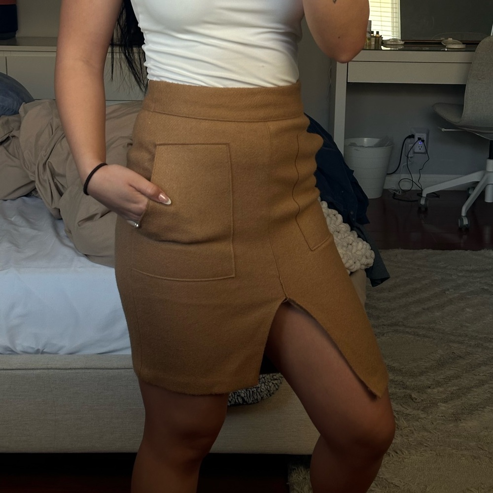 Vintage Tan Women's Skirt